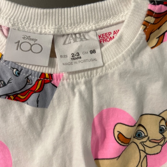 SOLD Zara kids Disney knotted shirt 2-3Y - Picture 2 of 4